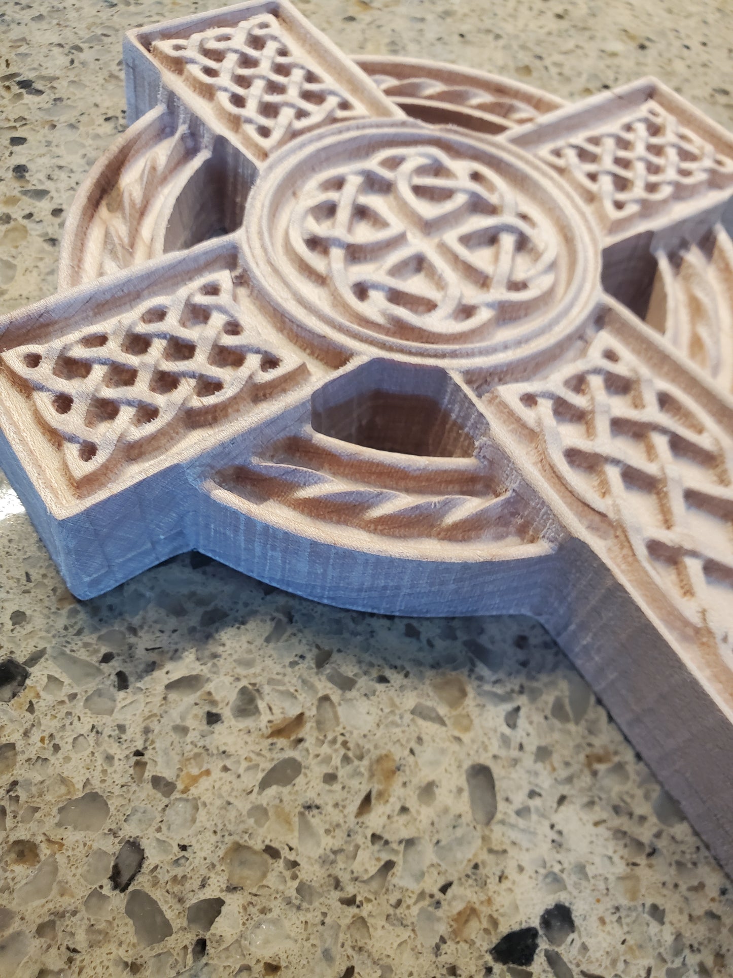 Maple wood celtic cross