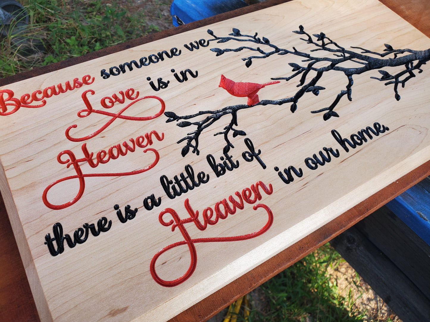 Heaven in our home - Vcarved sign