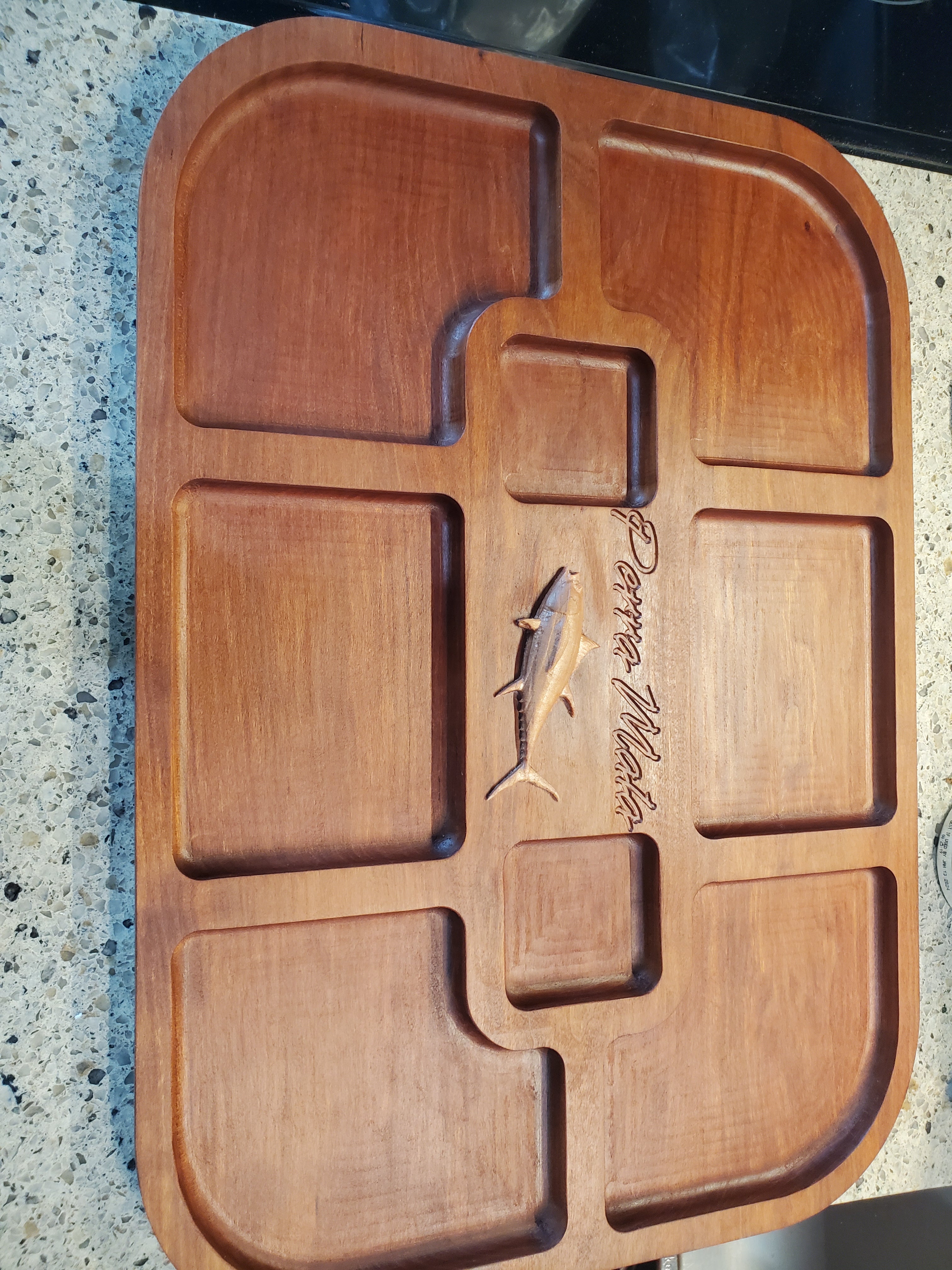 Large online LivesEdge Cherry Serving Tray