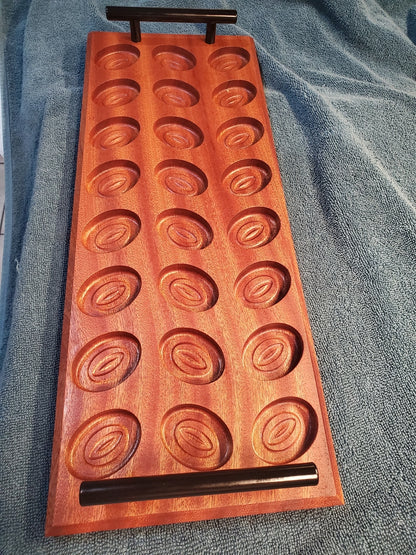 24ct sapele deviled egg tray