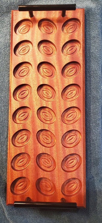 24ct sapele deviled egg tray