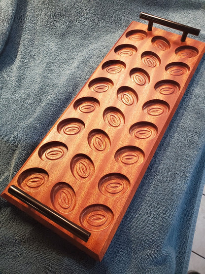 24ct sapele deviled egg tray